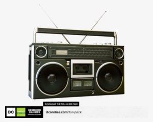 80s Boombox Png Download - Boombox