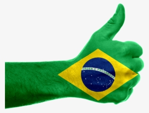 Facebook Thumbs Up Png - Brazil Flag Png Transparent