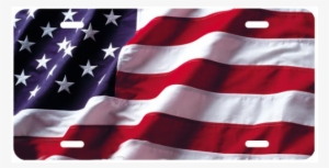 American Flag - American Flag License Plate