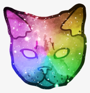 Sticker Stiker Cat Cosmoscat Cosmos Space Spacecat - Catwang Png