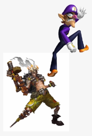 Junkrat X Waluigi Long Live, Overwatch, Nintendo