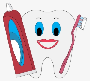 This Free Icons Png Design Of Happy Tooth With Toothpaste