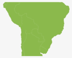 America Continent Map Vector - Americas