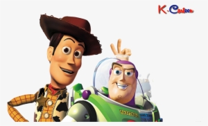 Gambar Kartun Toy Story Woody Dan Buzz Vektor