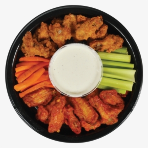 Chicken Wing Platter - Chicken Wings Top View Png