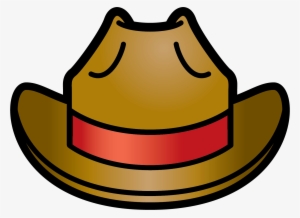 Wild West Clipart Big Hat - Silly Hats Clip Art