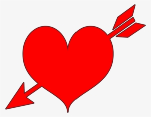 Hearts And Arrows Valentine's Day Red Hearts And Arrows