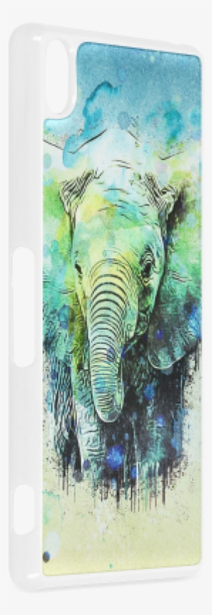 Watercolor Elephant Hard Case For Sony Xperia Z3 - African Elephant