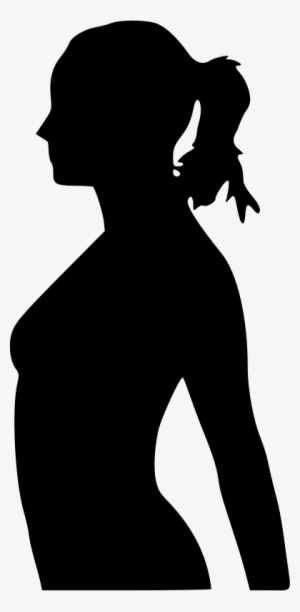 This Graphics Is Pregnancy Silhouet About 9 Day,pregnancy - Pregnant Woman Silhouette Png