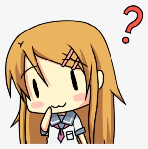 Confused Anime Png - Anime Question Png Gif