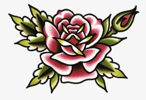 Flower Tattoo Png - Transparent Background Rose Tattoo Png
