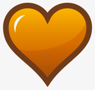 Watercolor Hand Painted Hearts Clip Art Watercolor - Heart Orange