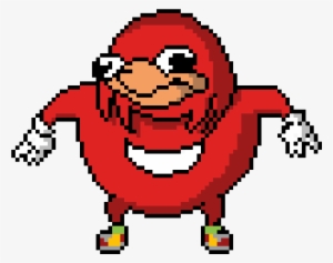Ugandan Knuckles - Uganda Knuckles Pixel Art