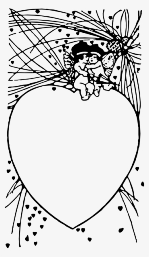 Cupid Frame Clip Art - Bingkai Dan Clip Art