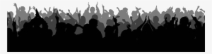 Concert Crowd Clip Art Free Cliparts - Cheering Crowd Silhouette