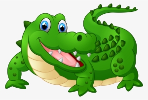 Happy Crocodile Cartoon Png Clipart Image