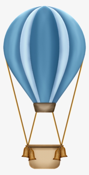 Imágenes De Globos Aerostáticos - Blue Hot Air Balloon Png