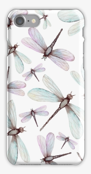 Watercolor Romantic Dragonflies Iphone 7 Snap Case - Iphone