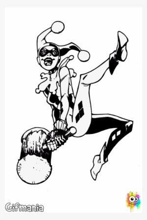 Harley Quinn - Harley Quinn Para Colorear