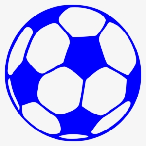 Blue Soccer Ball Clip Art