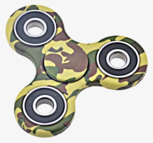 Camo Fidget Spinner - Dual Fidget Spinner Transparent