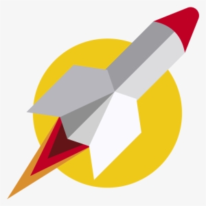 Flat Cartoon Rocket 1361*1357 Transprent Png Free - Drawing Rocket