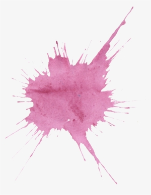 20 Purple Watercolor Splatter - Watercolor Painting