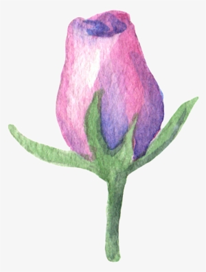 Purple Scent Bouquet Transparent Decorative - Rose