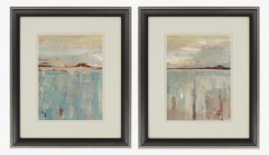Horizon Pk/2 - Horizon Artwork, Set Of 2, 22"x26", Silver, Posters,