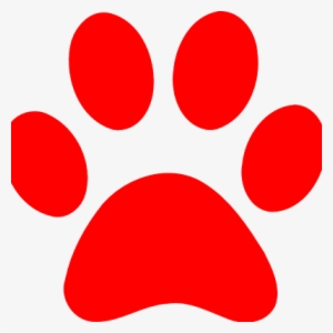 Red-paw - Dog Paw Red Png