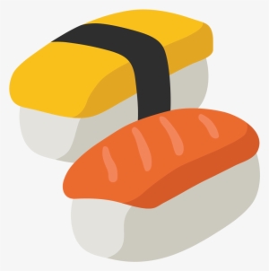 Cartoon Sushi Png - Sushi Emoji Png