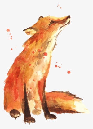 Fox Painting - Print From Original