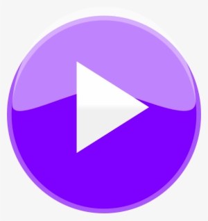 Purple Play Button Svg Clip Arts 564 X 599 Px