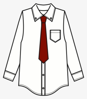 This Free Icons Png Design Of White Shirt And Tie