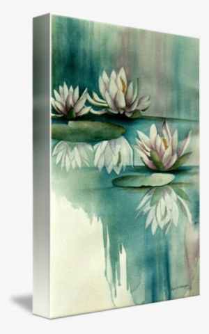 "mirrored Lilies" By Jayne Morgan, Dunnellon // Original