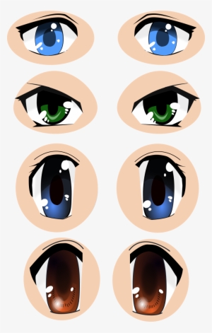Anime Eyes Svg Vector Images - Anime Eyes