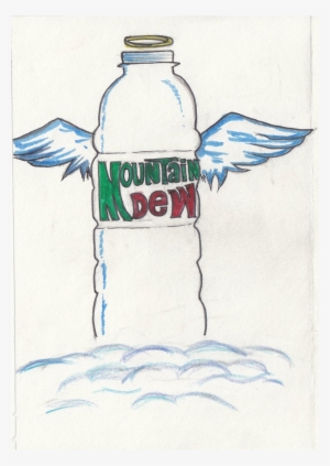 Mountain Dew Iced Tea- Bottle - Sketch