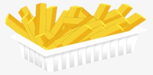 Fries Png - Cartoon French Fries On A Plate