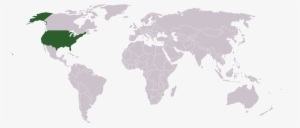 Us World Map - United States In The World Map