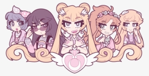 Pastel Sailor Moon Cuties By Nekozneko On Deviantart - Sailor Moon Pastel Goth
