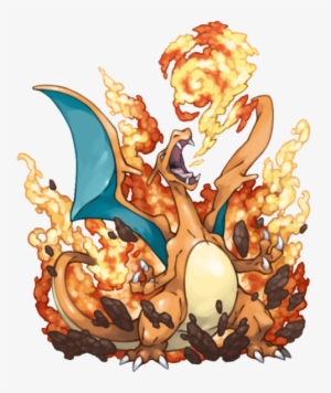Charizard Png Image - Charizard Venusaur Blastoise Fusion