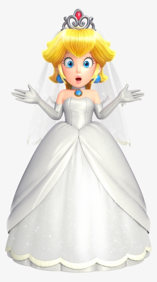 peach wedding dress amiibo