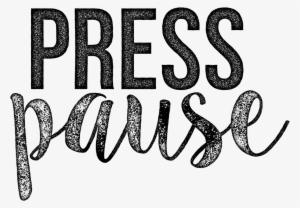 Press Pause - ” - Business Book Cover