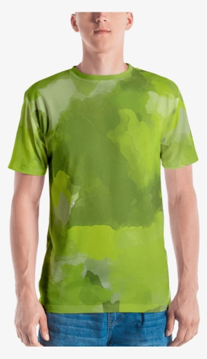 Lime Green Watercolor T Shirt T Shirt Zazuze