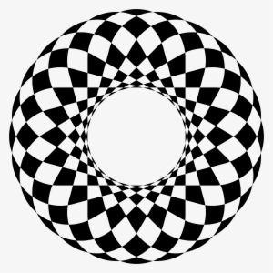 Graphic Black And White Art Deco Frame Big Image Png - Art Deco In Circle