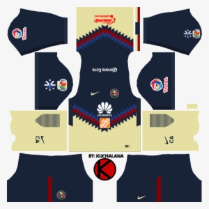 Club América Kits 2017/2018 - Kit Dream League Soccer 2018