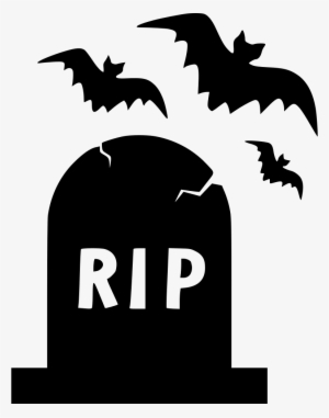 Free R I P Gravestone Clipart - Halloween Png Rip