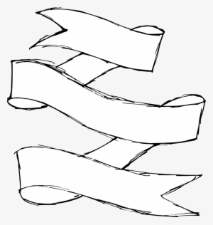 9 Hand Drawn Banner Ribbon - Illustration