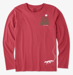 Women's Fox Trails Long Sleeve Crusher - T-shirt