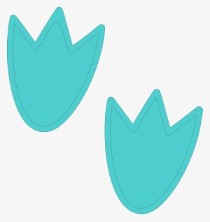 Image Transparent Library Blue Dino Feet Clip Art At - Clipart Dinosaur Footprints